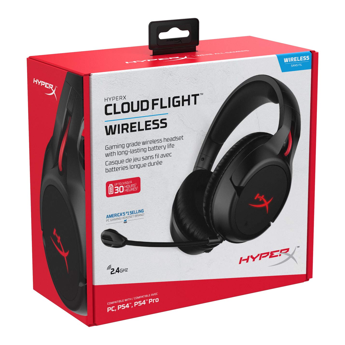 HyperX Cloud Flight – Headset Gaming Inalámbrico PS5/PS4