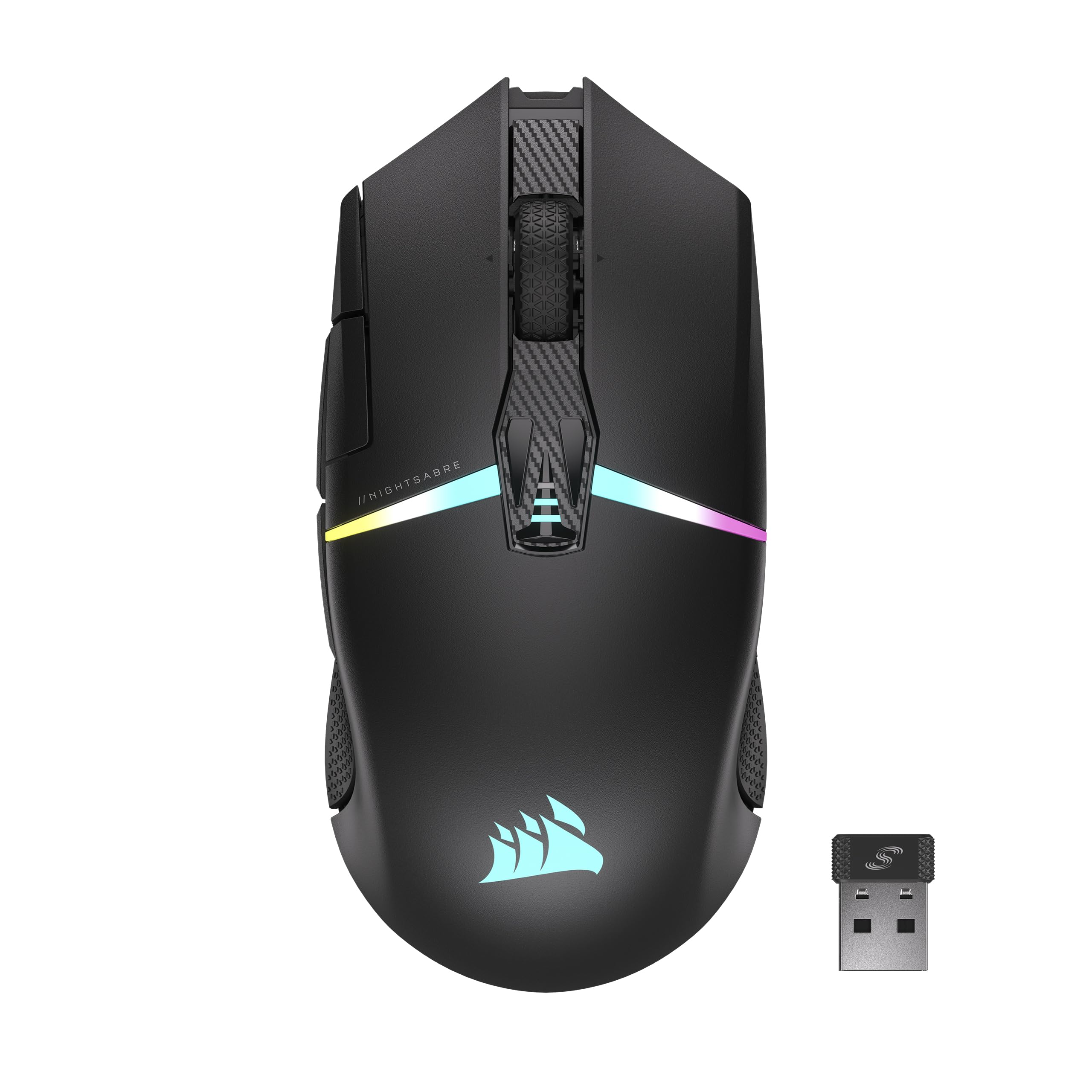 Corsair NIGHTSWORD RGB – Ratón Gaming FPS/MOBA con Cable