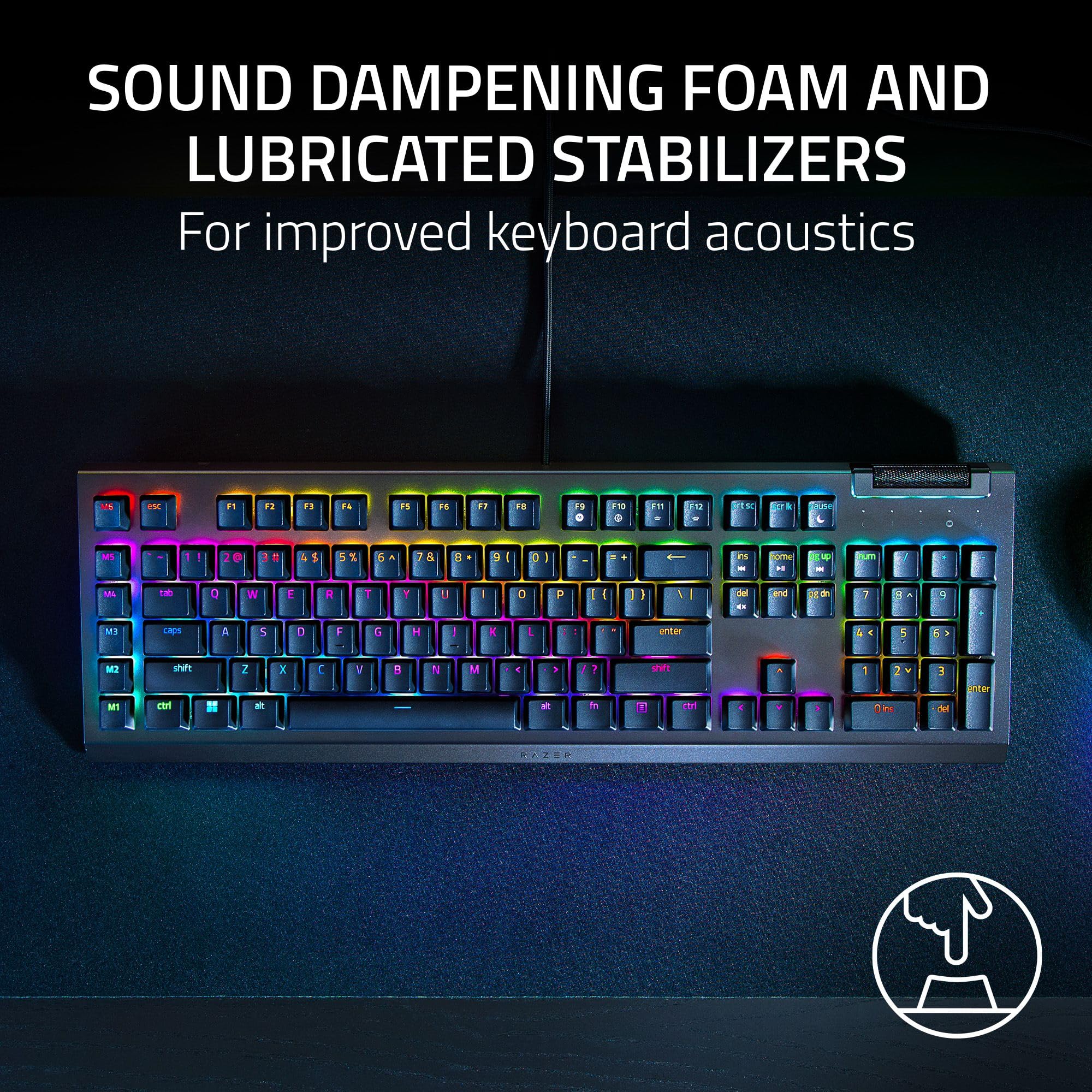 Razer BlackWidow V4 X – Teclado Mecánico Gaming QWERTY